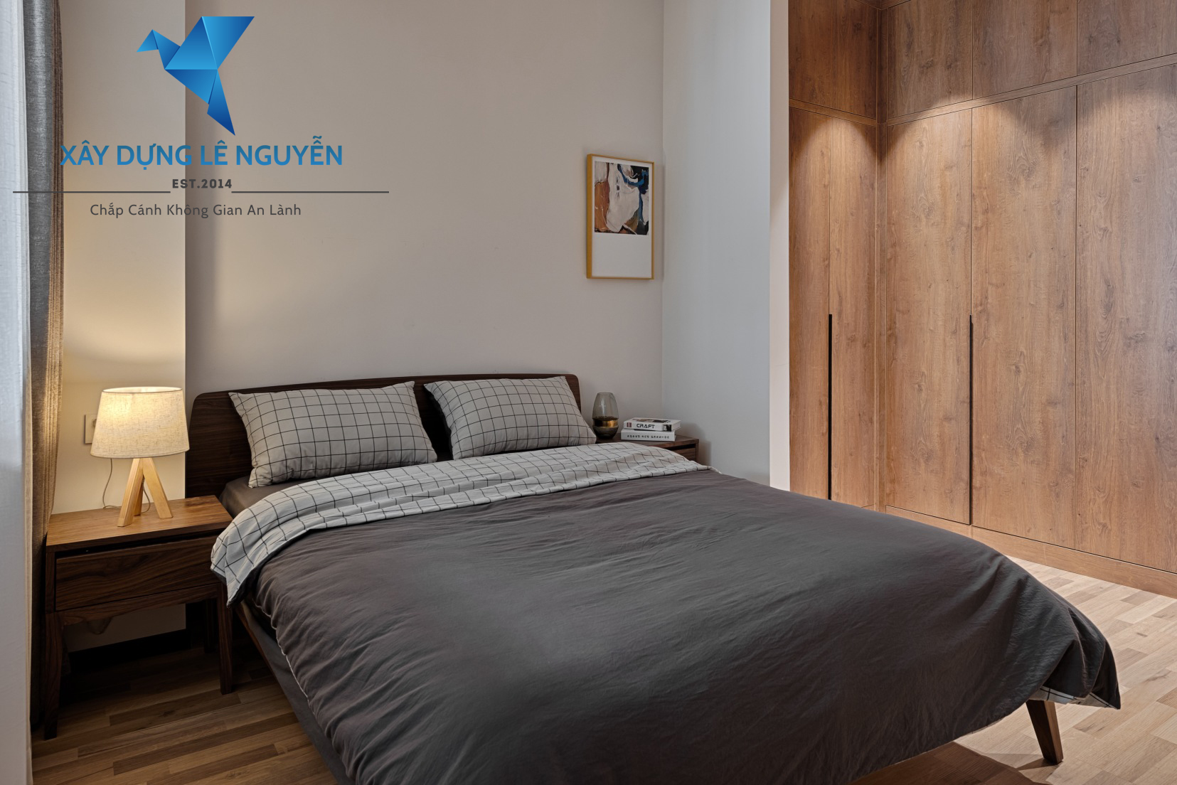 Thiết kế nội thất phòng ngủ cho không gian ấm áp và êm ái